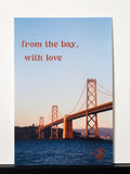 from the bay, with love Postcard