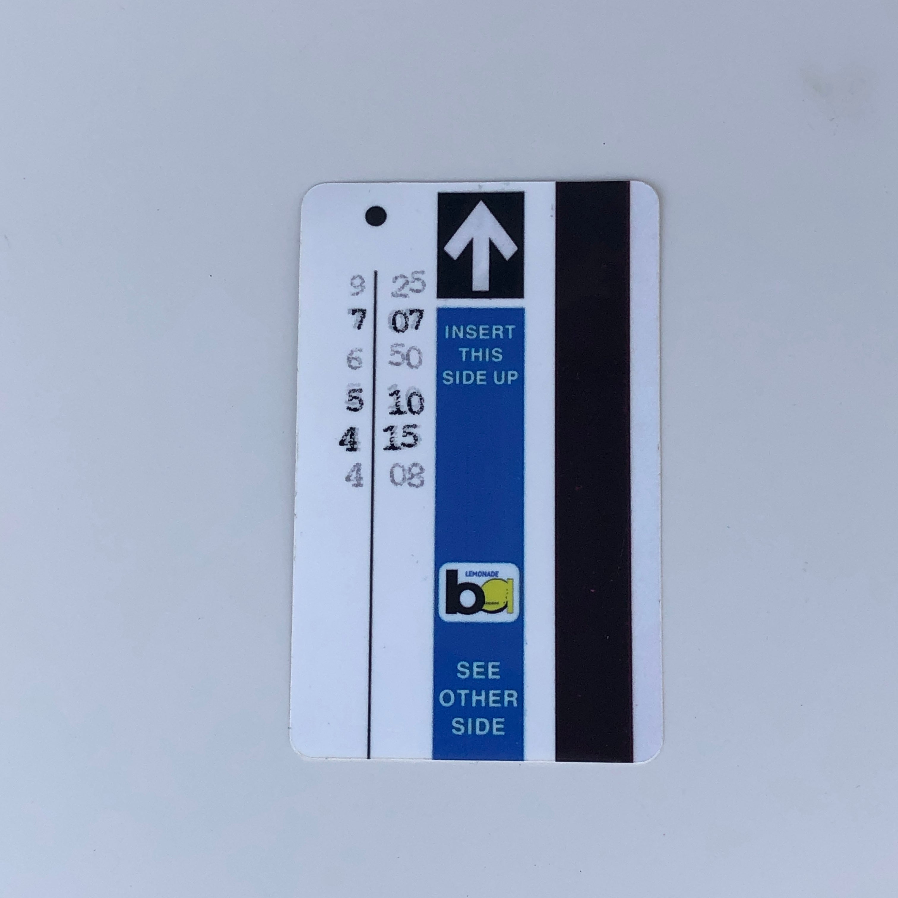 BART Paper Ticket Sticker