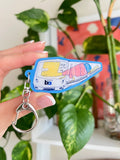 Keychain - BART Simpson Rides BART