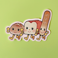 Bread Bois - Matte Vinyl Sticker