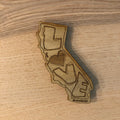 CA Love Wooden Magnet