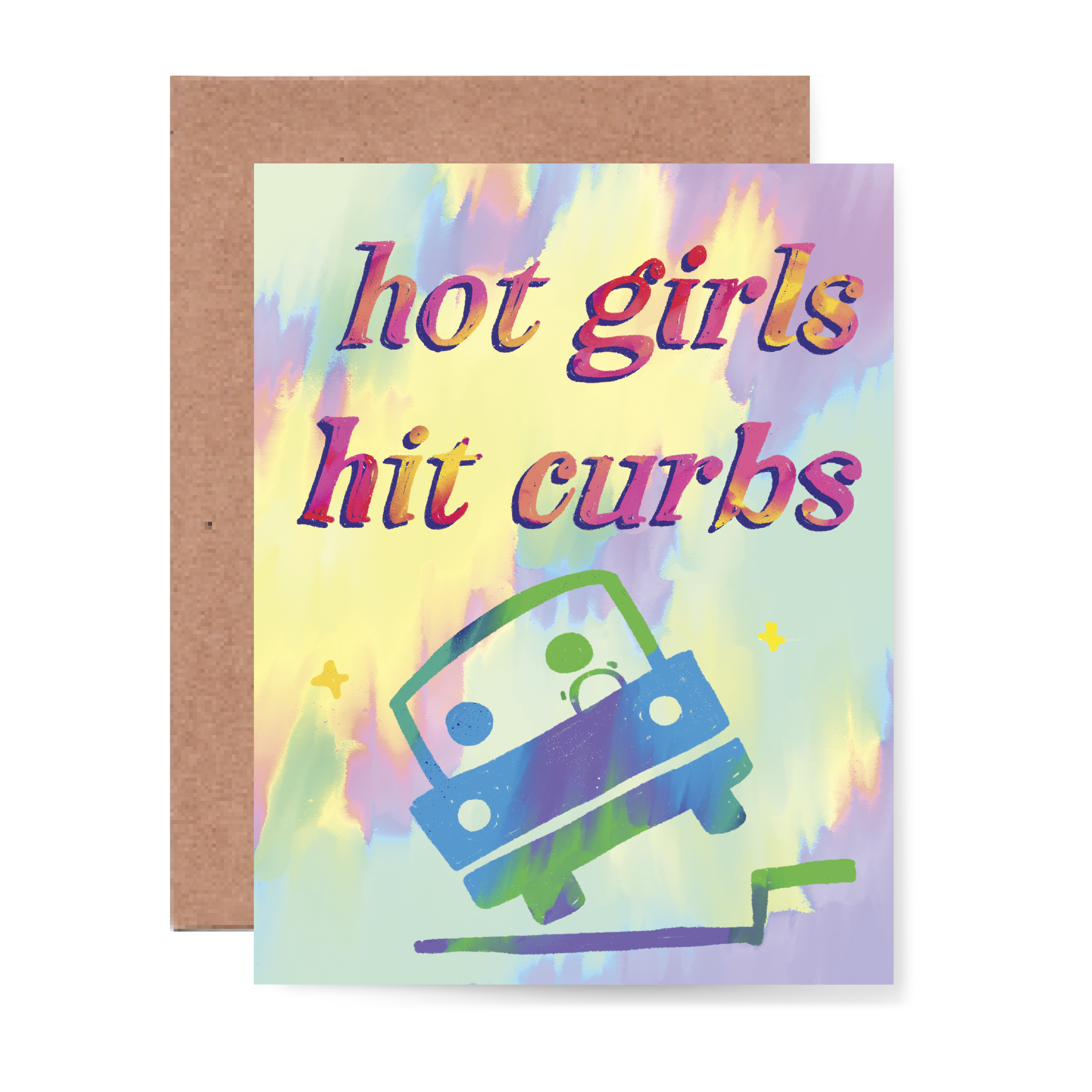 Hot Girls Hit Curbs Card