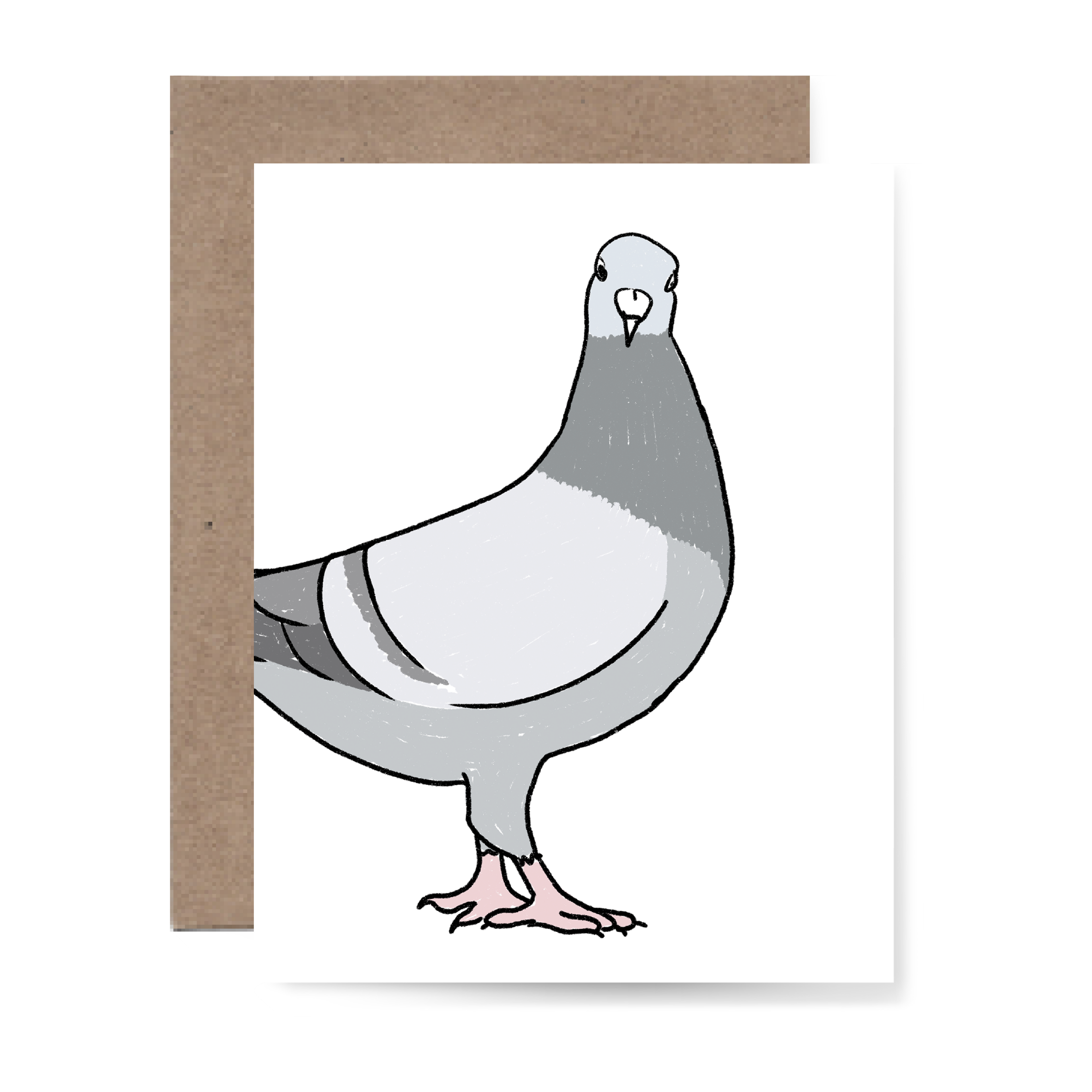 Realistic Pigeon Card