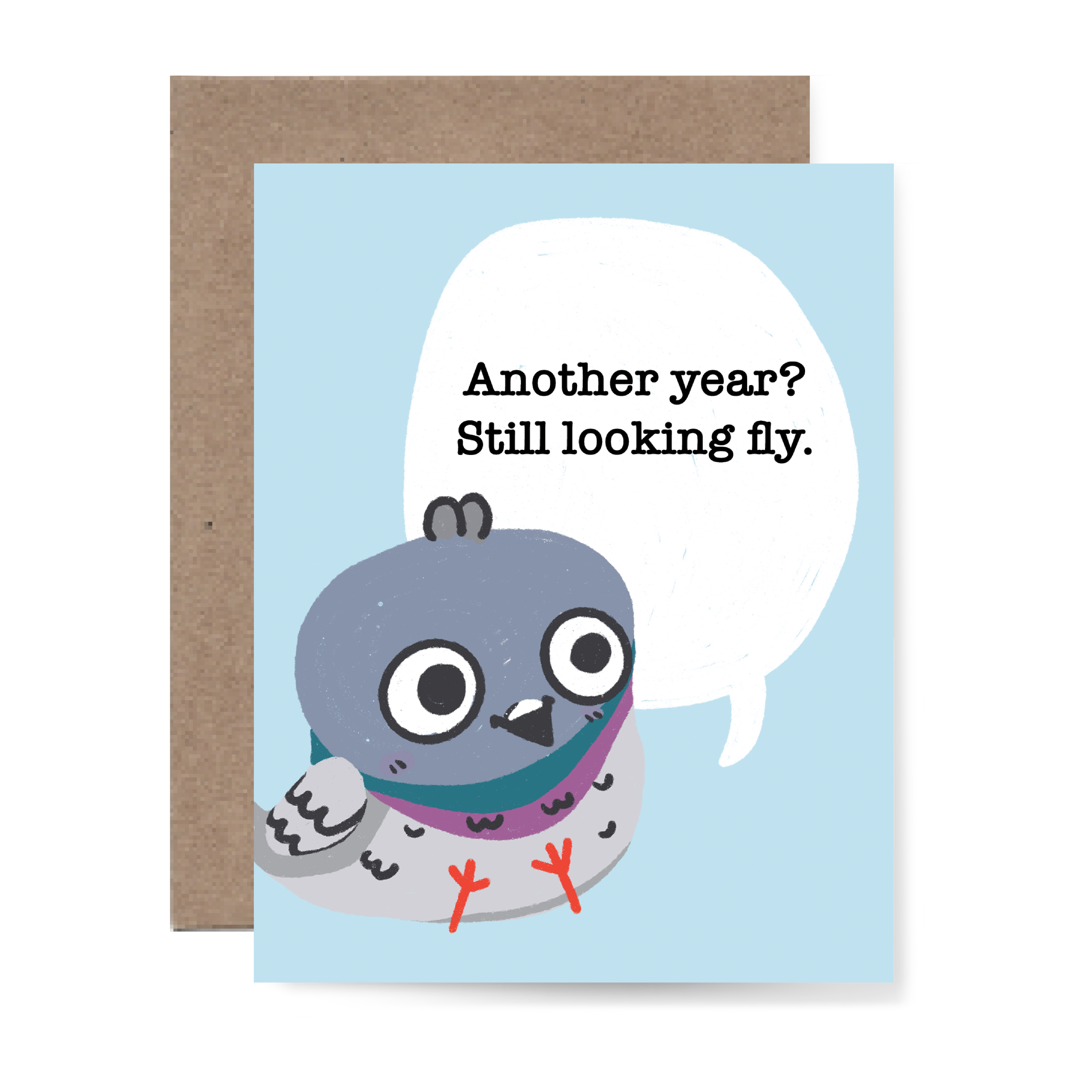 Cute Pigeon Card