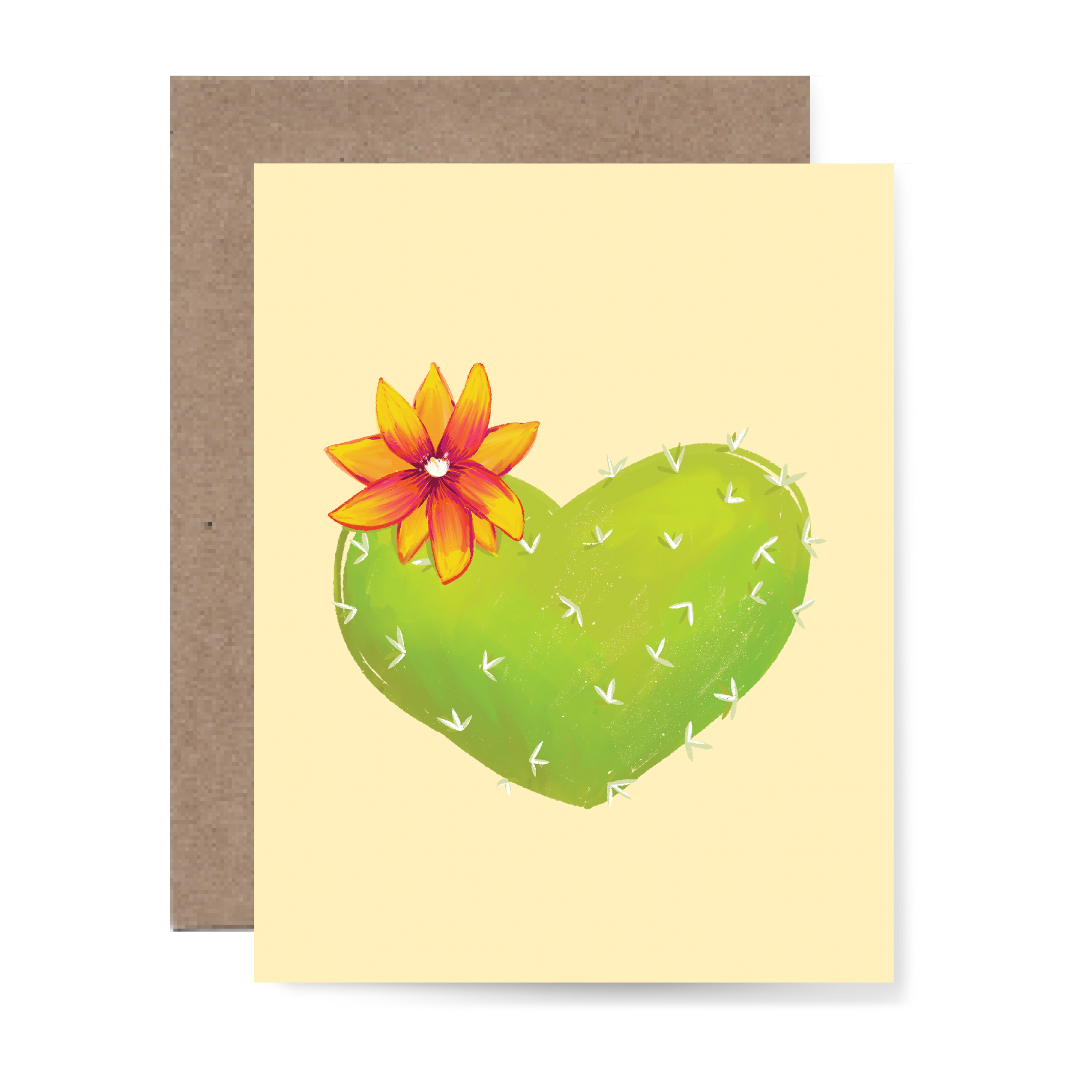 Nopal Heart Greeting Card