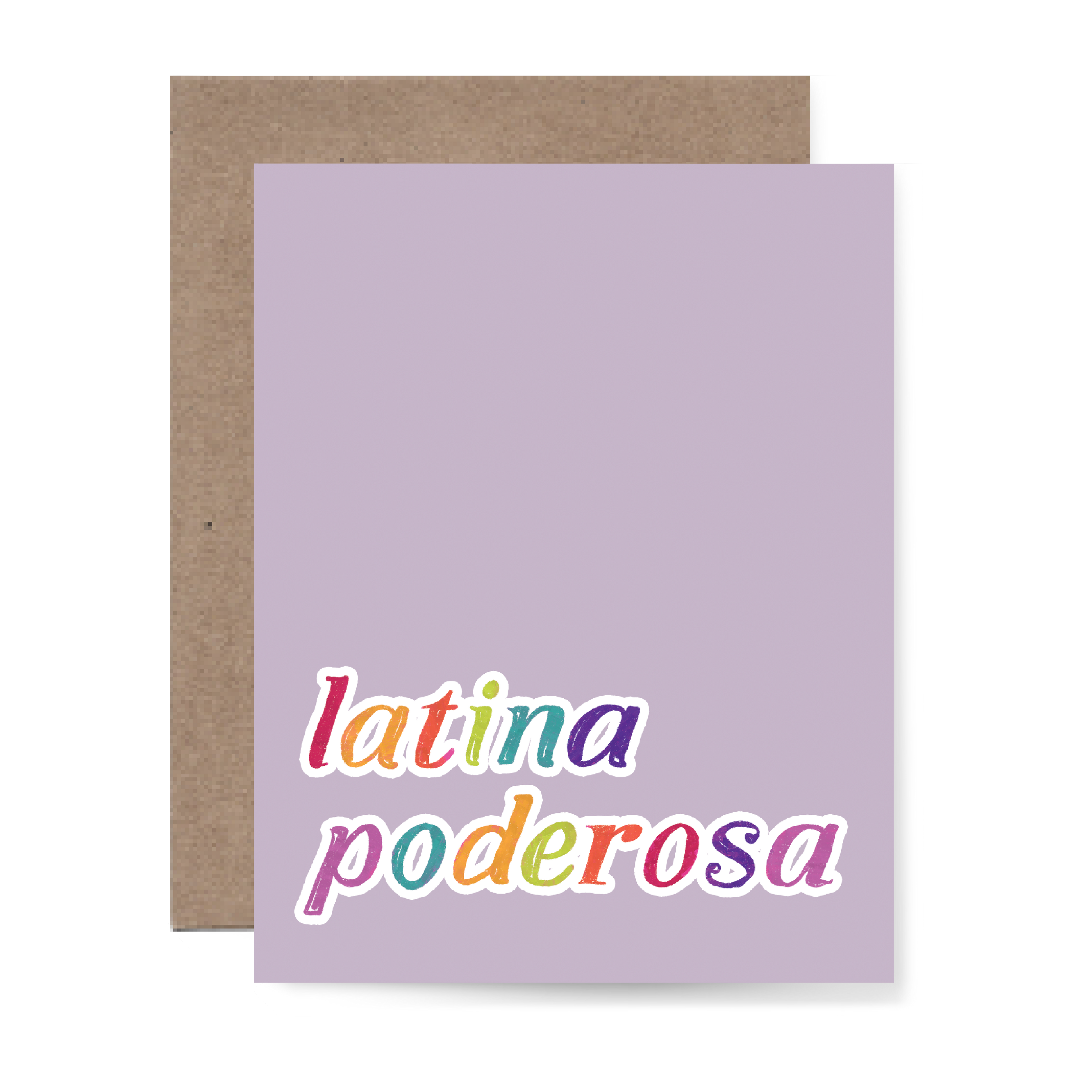 Latina Poderosa Greeting Card