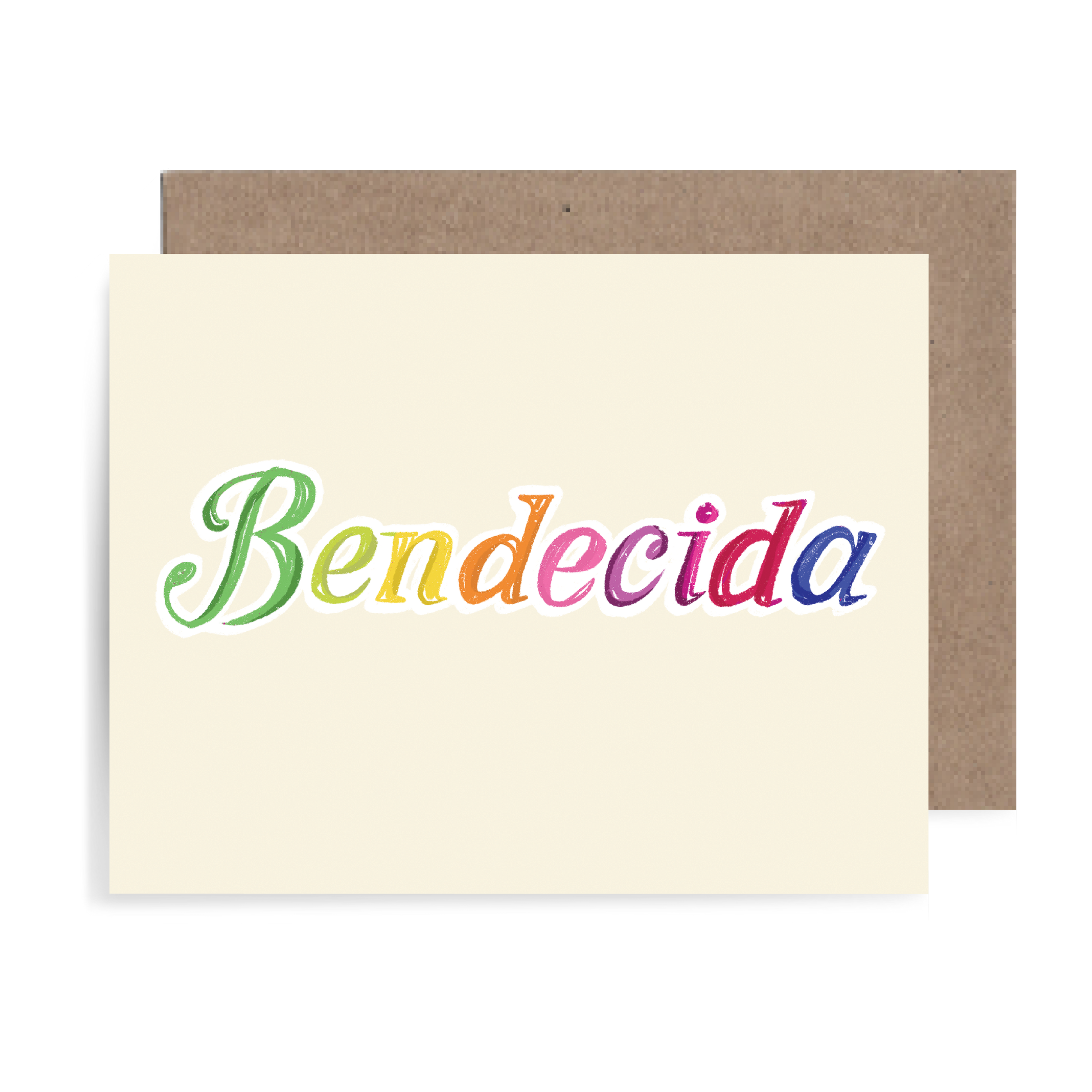 Bendecida Greeting Card