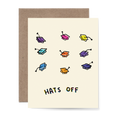 Hats Off Greeting Card