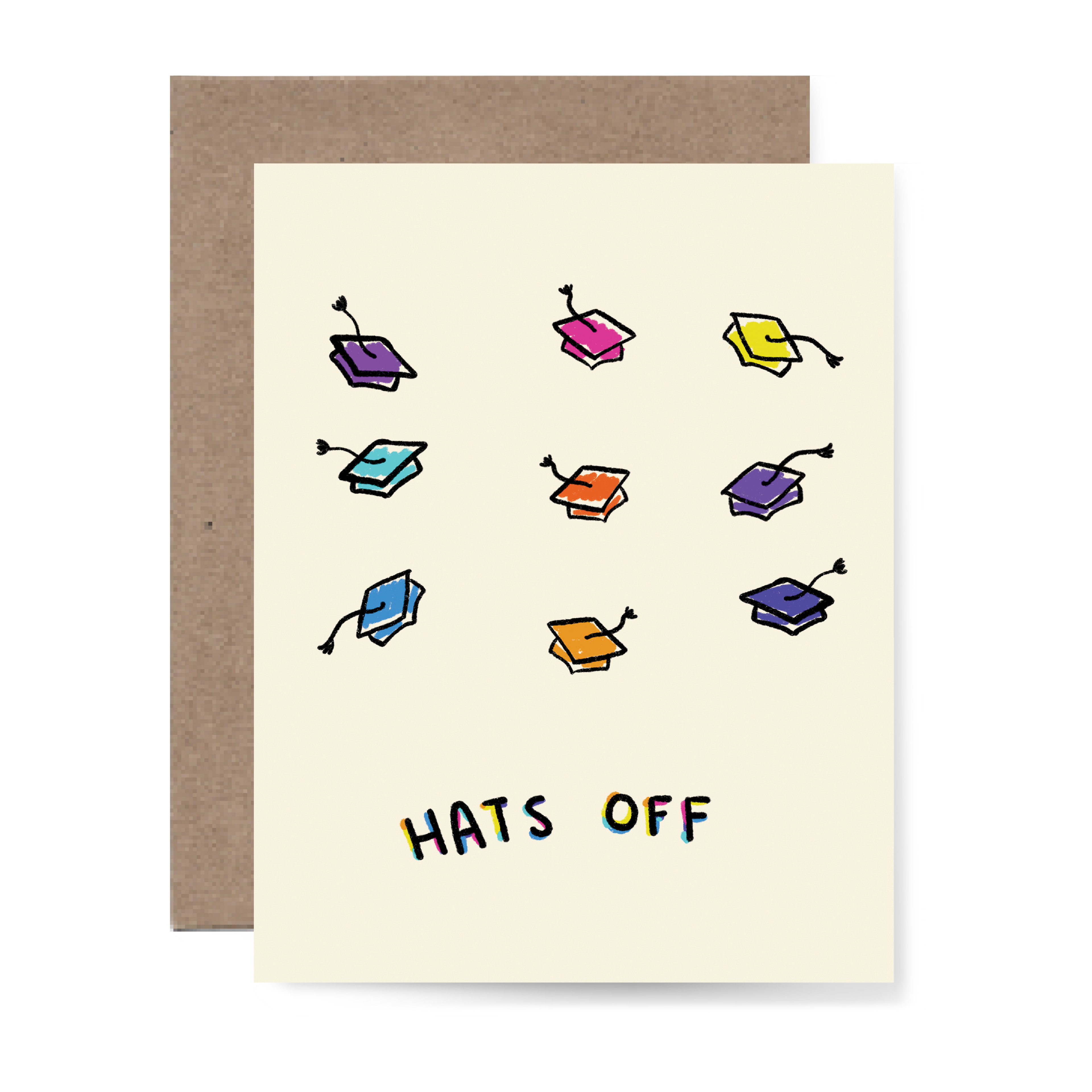 Hats Off Greeting Card