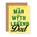 The Man. The Myth Card