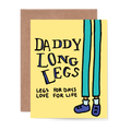 Daddy Long Legs Greeting Card