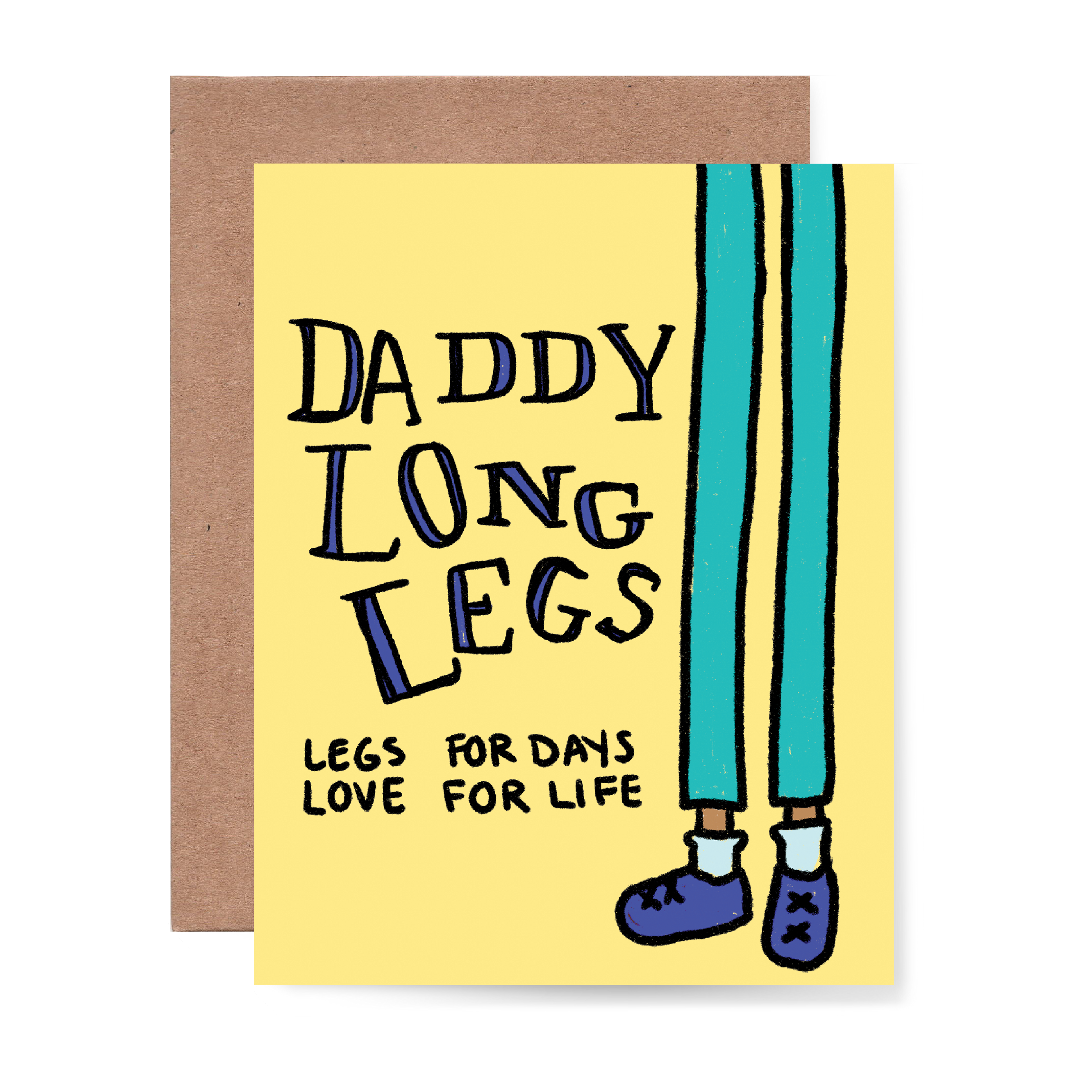 Daddy Long Legs Greeting Card