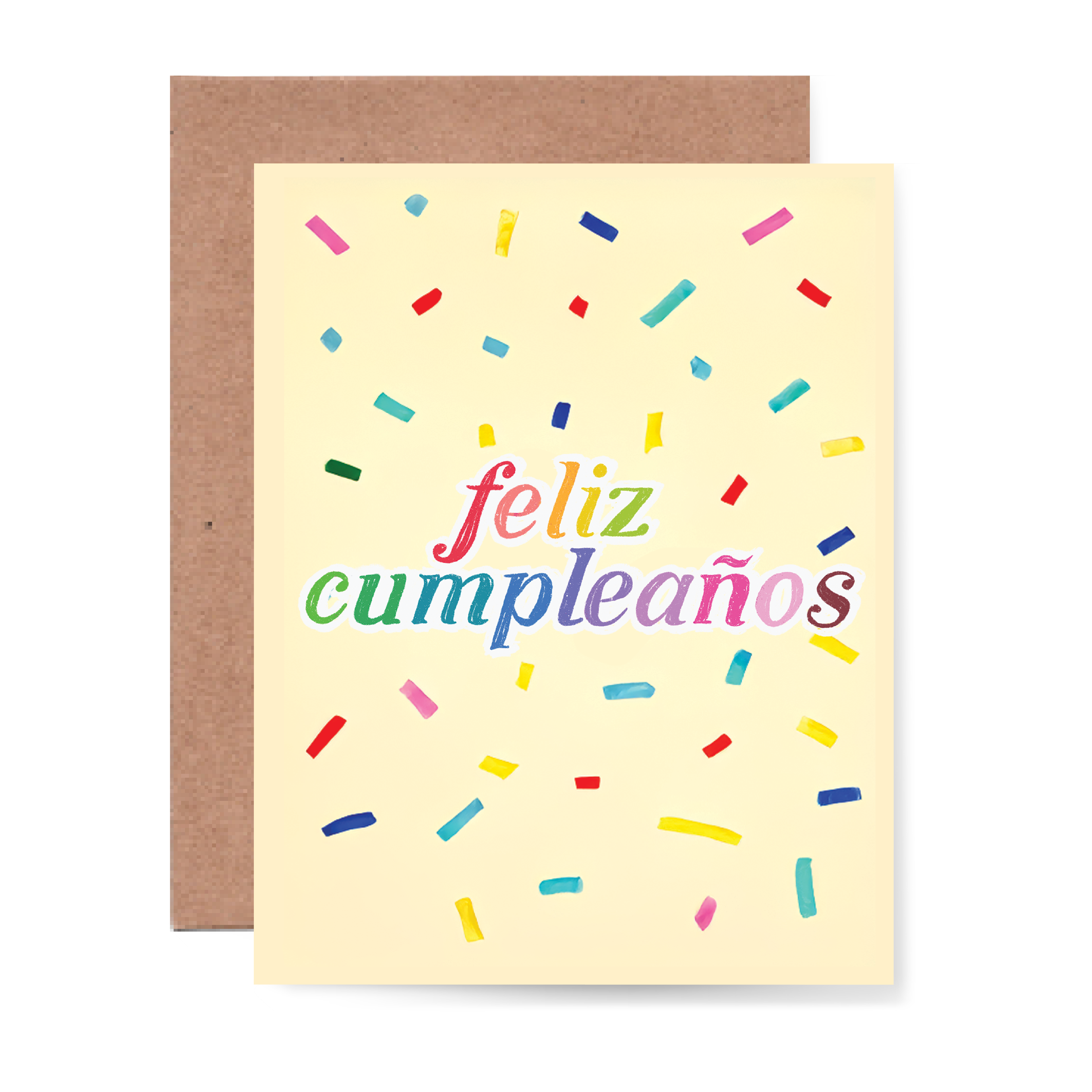 Colorful Feliz Cumpleaños Card