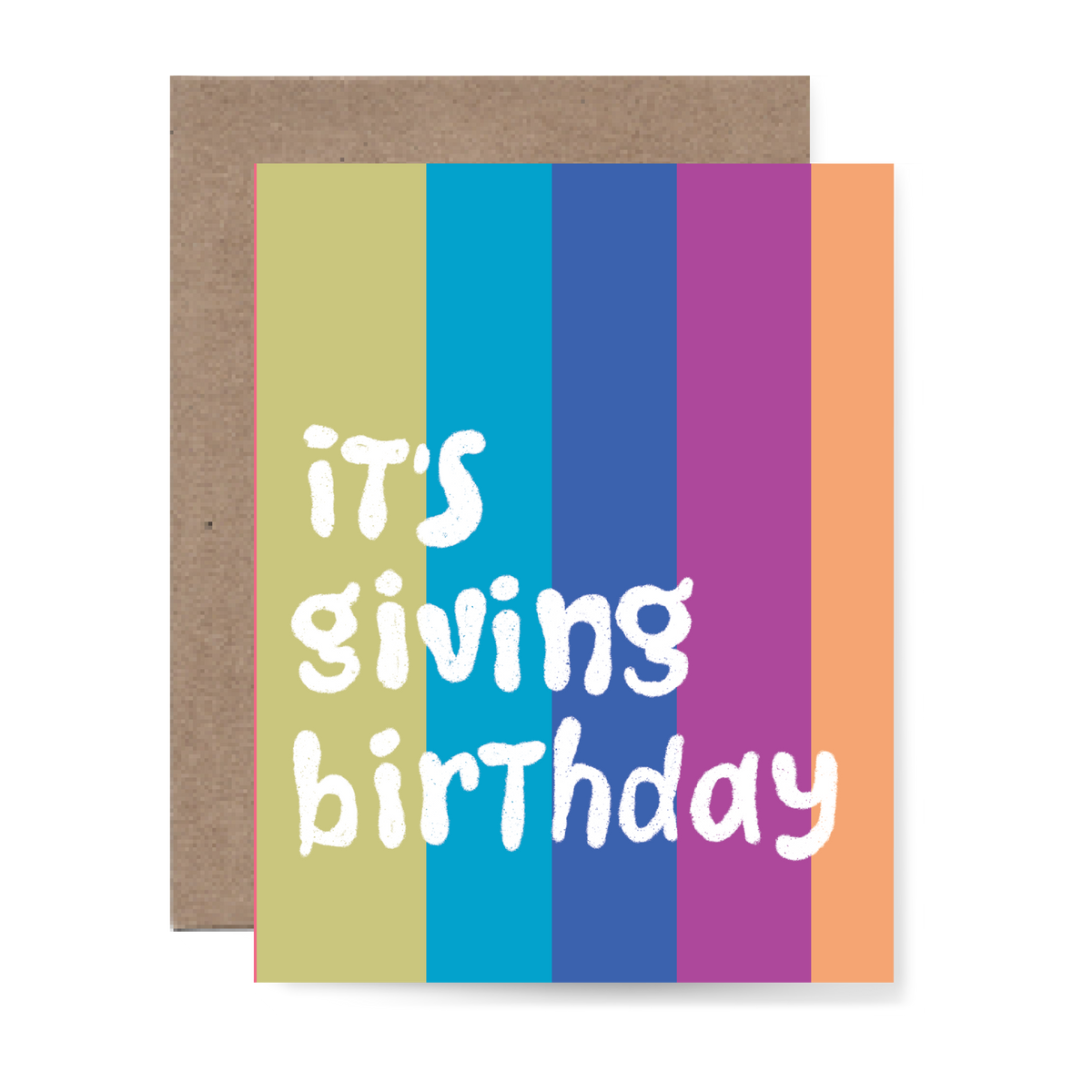 It's Giving Birthday Card