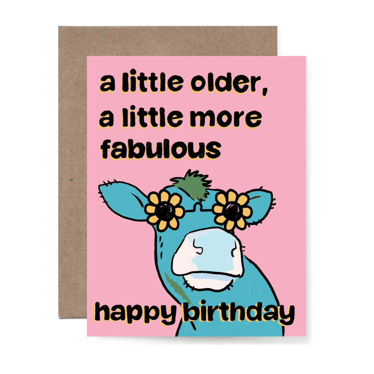 Fabulous Cow Card