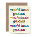 Muchisimas Gracias Card