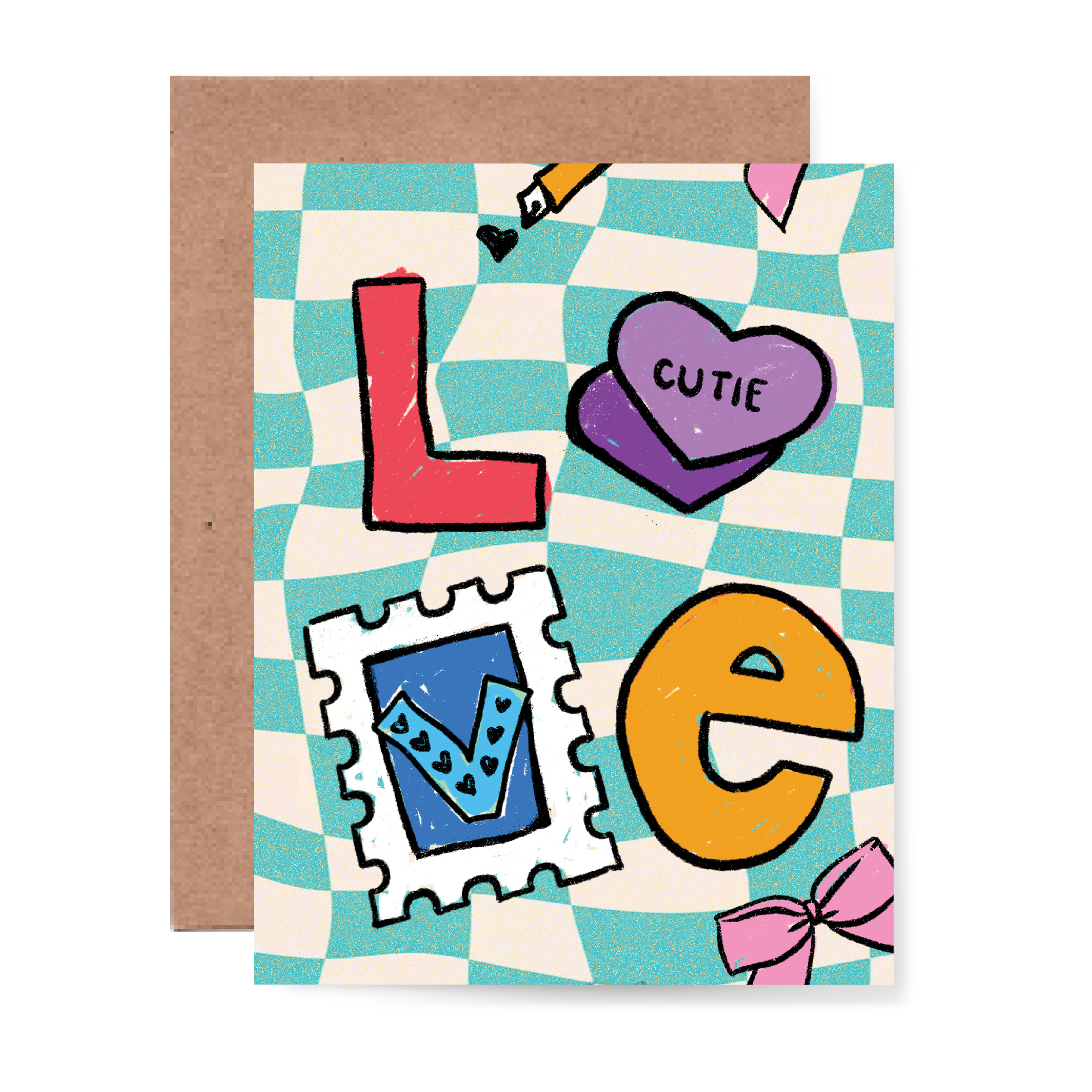 Love Cutie Stamp Card