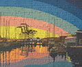 Oakland Sunset 100-Piece Mini Puzzle Artwork by MoonJi Pickering