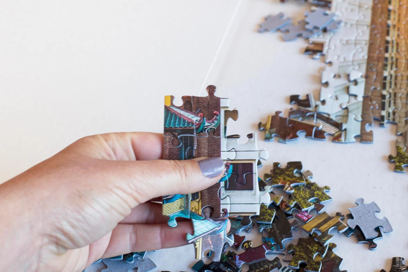 California St Cable Car Puzzle – San Francisco Photography by Emanuel DeSousa (500 Pieces)