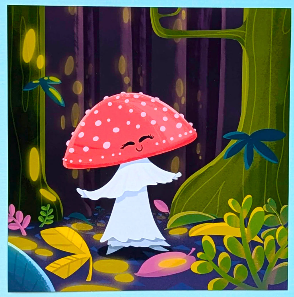 Dancing Mushroom 8x8