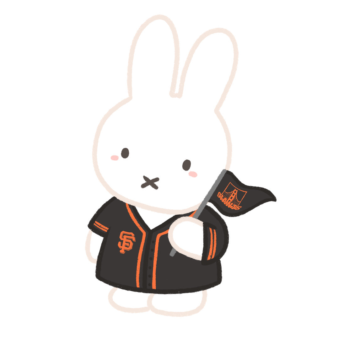 Miffy SF Giants Sticker