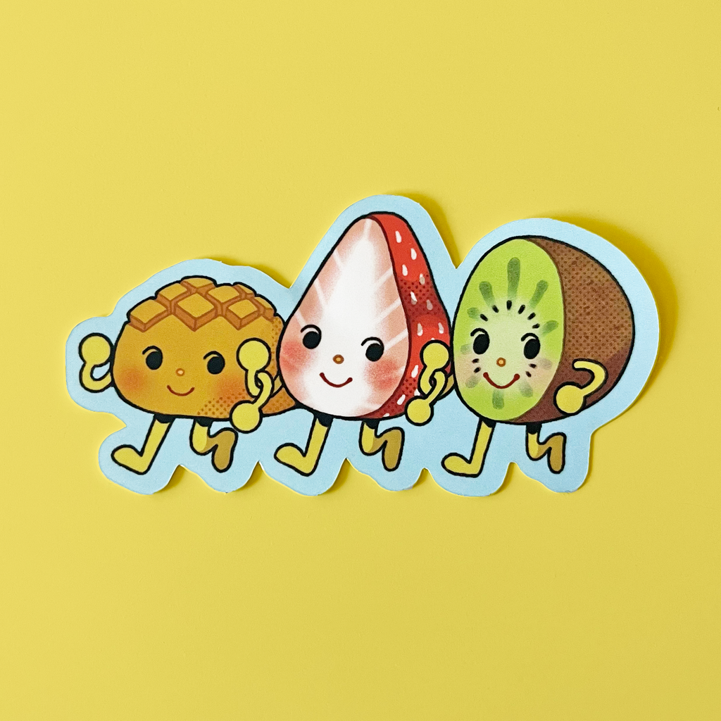 Fruit Friends - Matte Vinyl Sticker