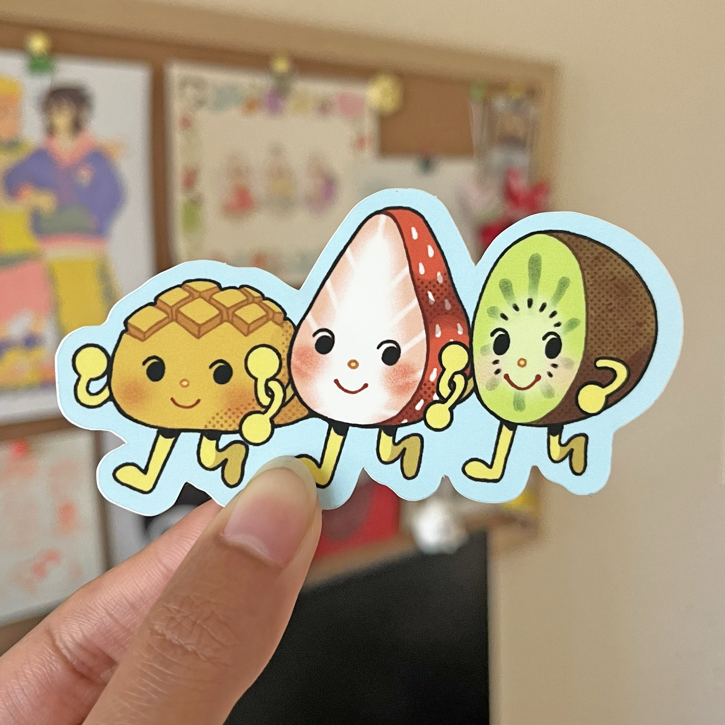 Fruit Friends - Matte Vinyl Sticker