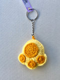 Crochet Cat Paw Key Chain