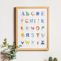 Animal Alphabet Framed 11x17