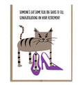 High Heels Retirement Card