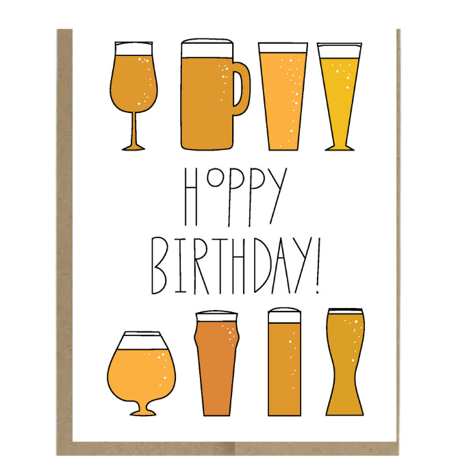 Hoppy Birthday Card
