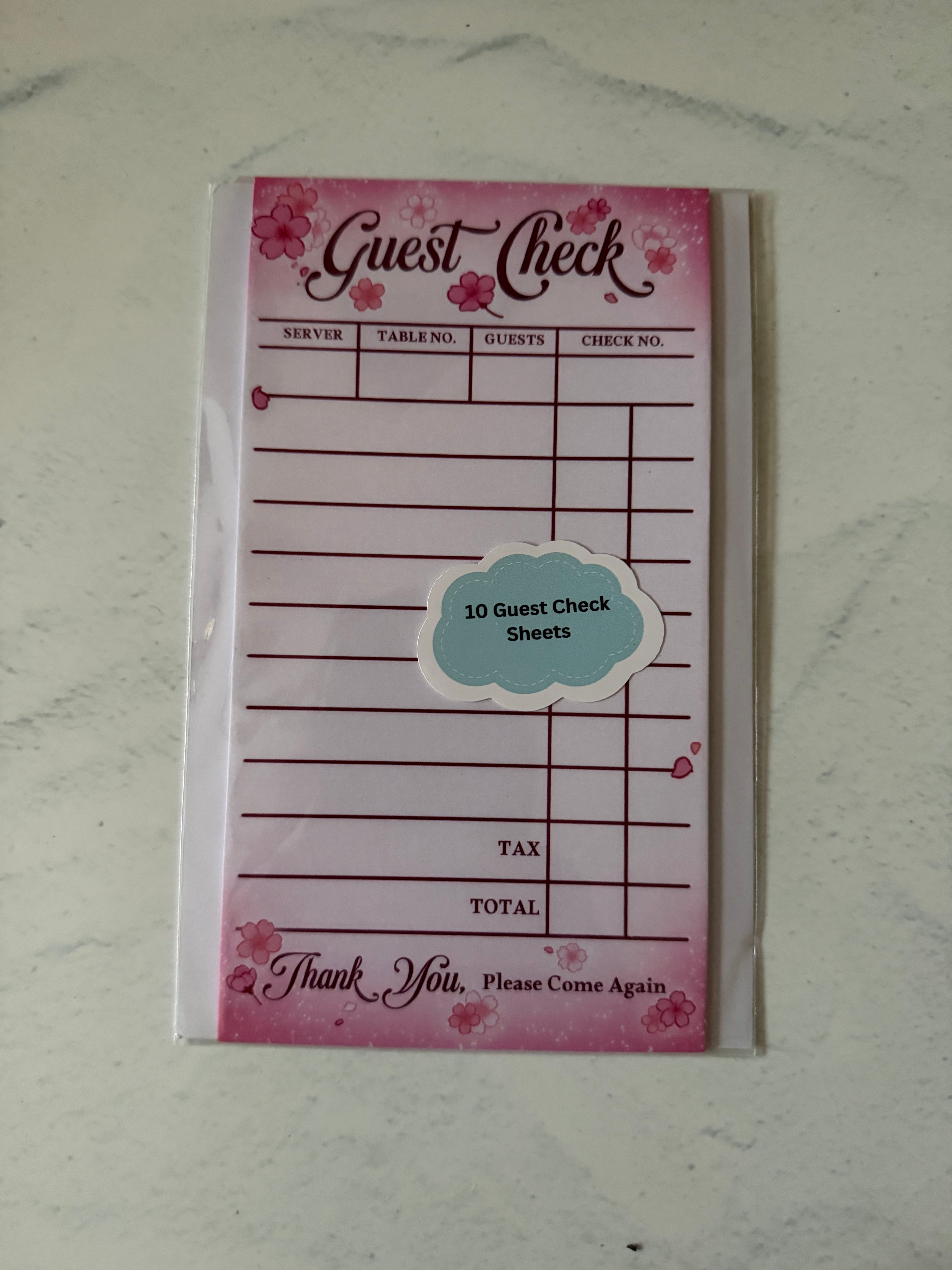 Sakura Guest Check Pack