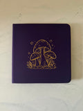 Purple Mushrooms Foiled Dotted Journal