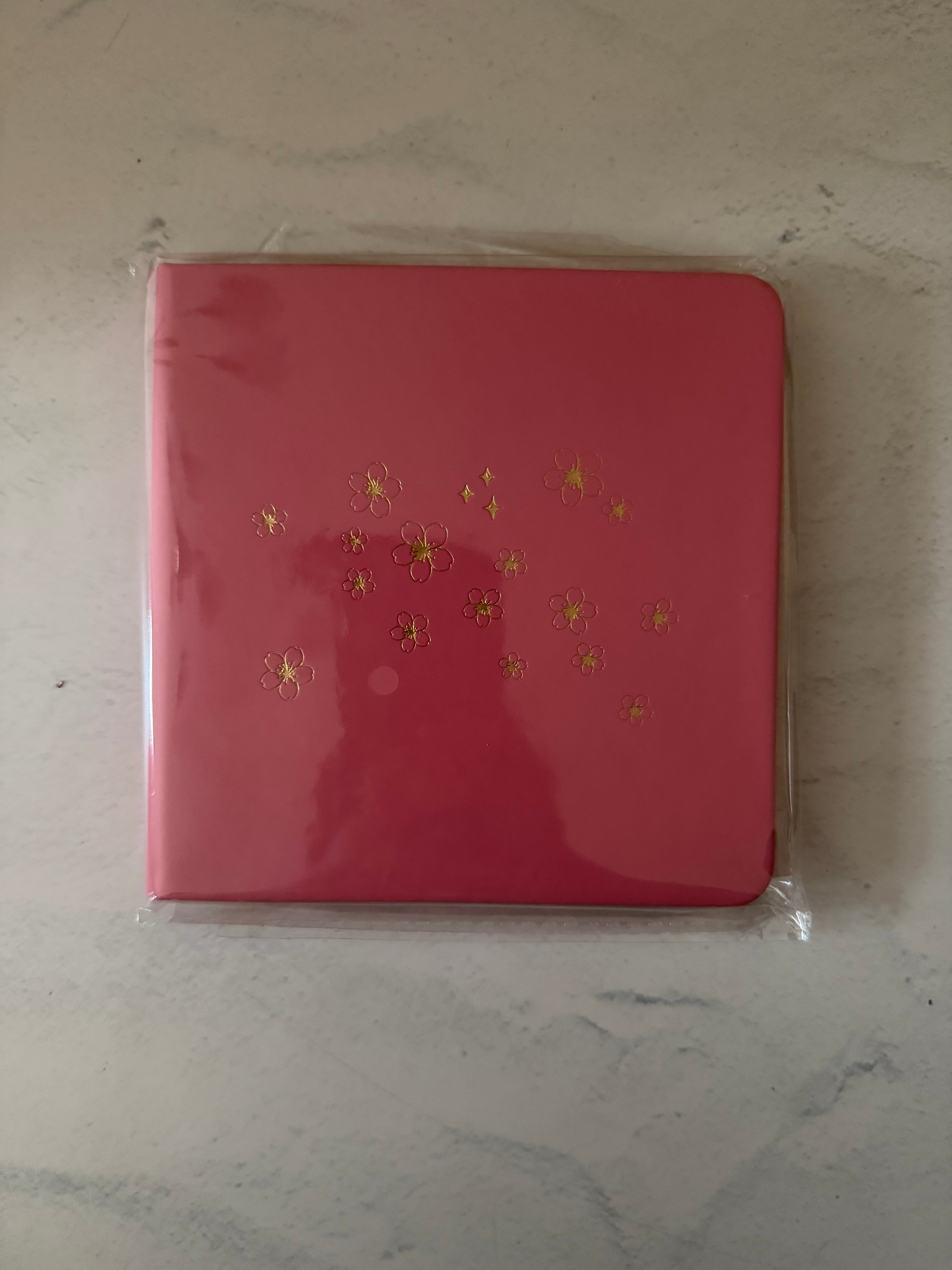 Pink Sakura Foiled Dotted Journal