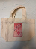 Sakura Clipper Card Mini Canvas Tote Bag
