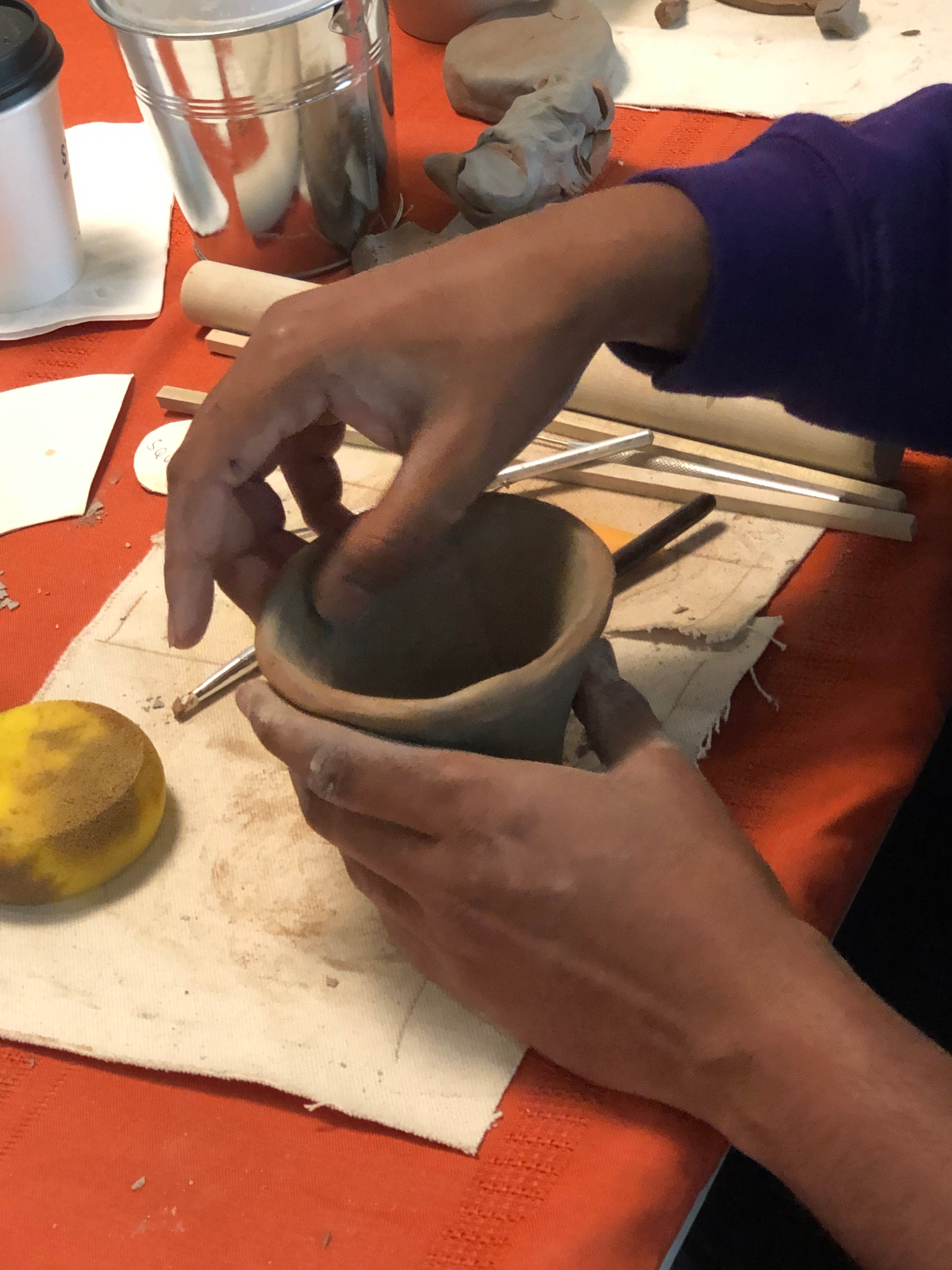 Slow Morning: Make 2 Mini Clay Cups - Saturday, July 11, 2026