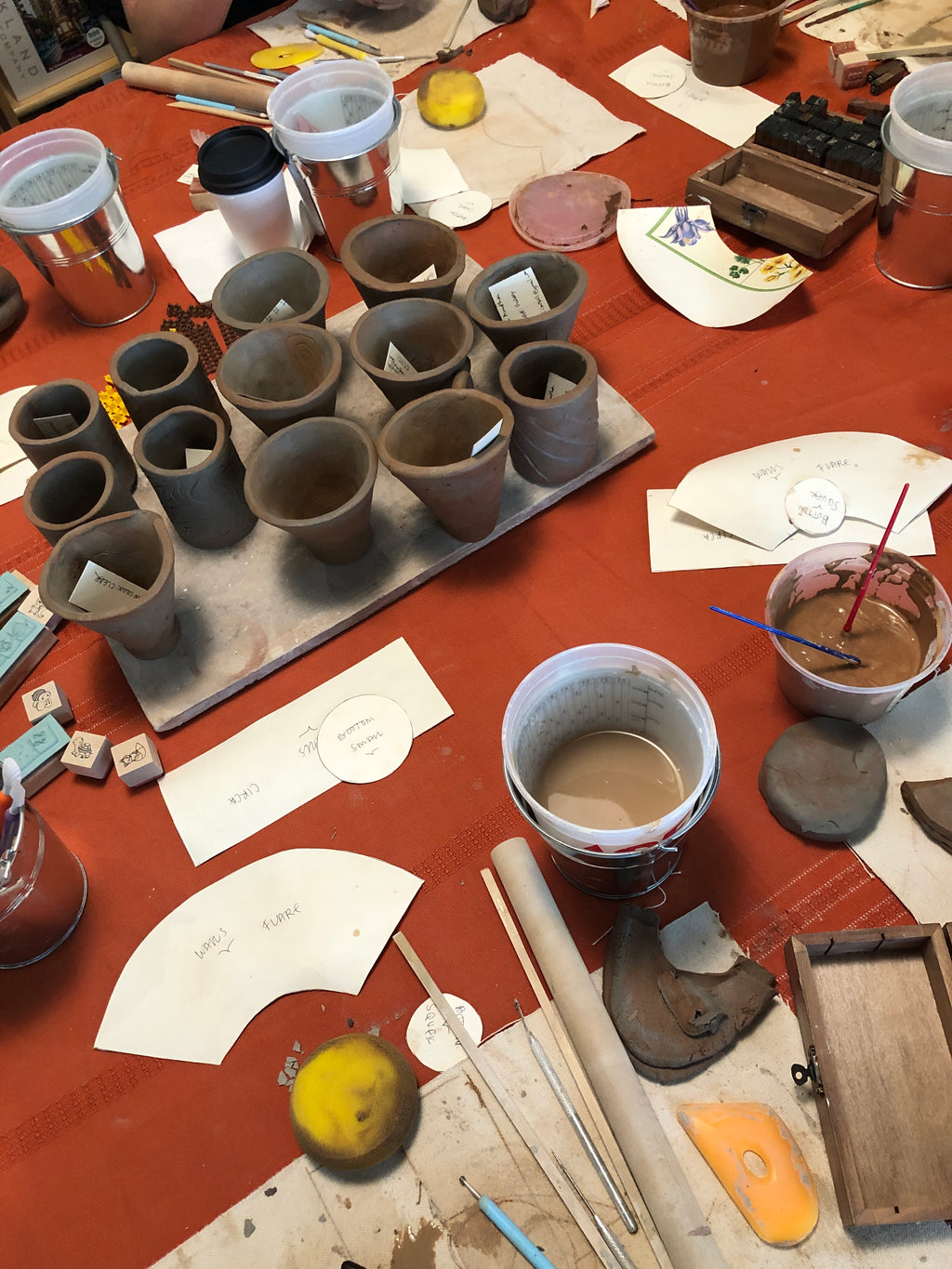 Slow Morning: Make 2 Mini Clay Cups - Saturday, July 11, 2026