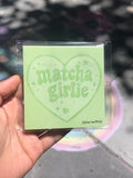 Matcha Girlie Sticky Notes