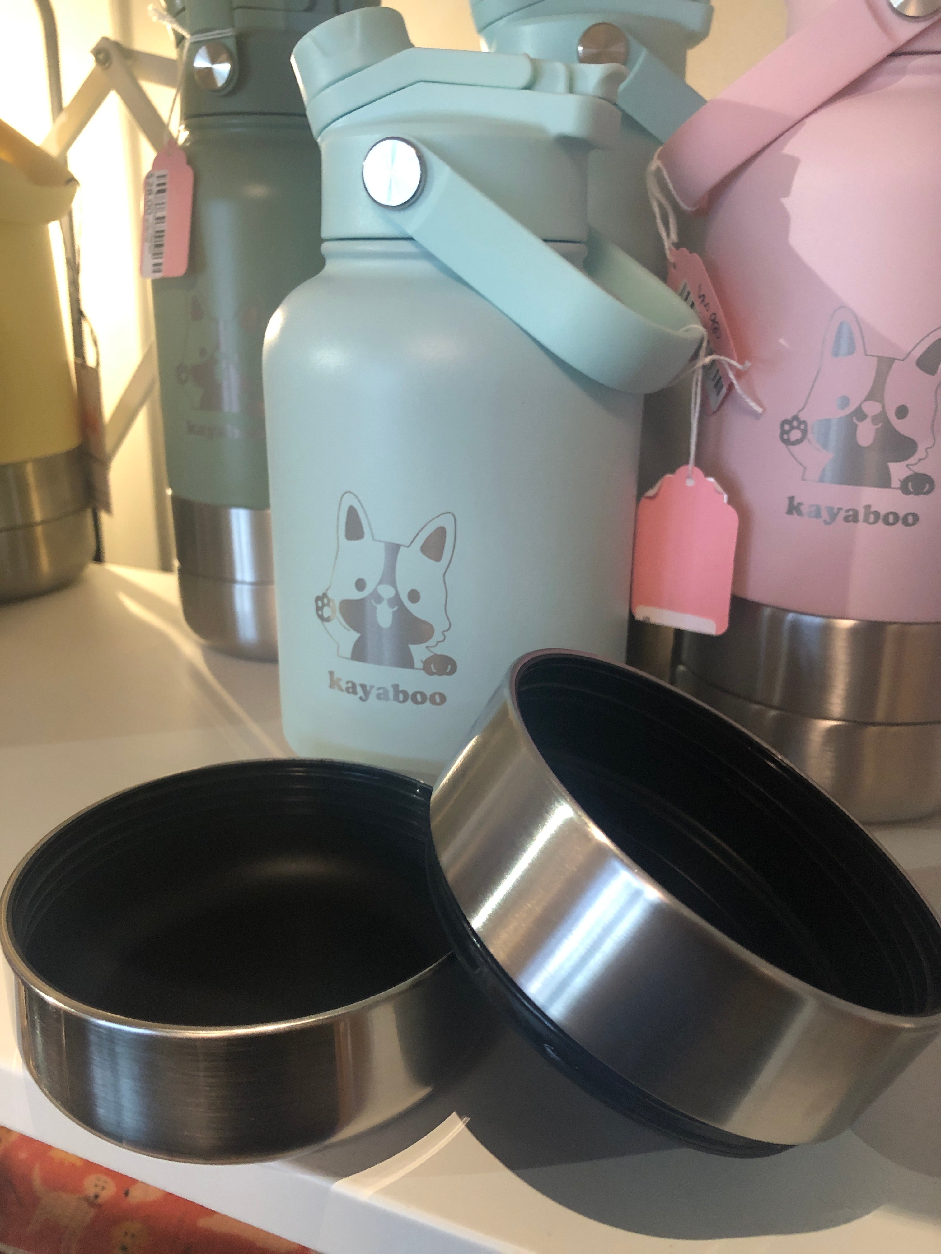 Stainless Steel Travel Bottles Green