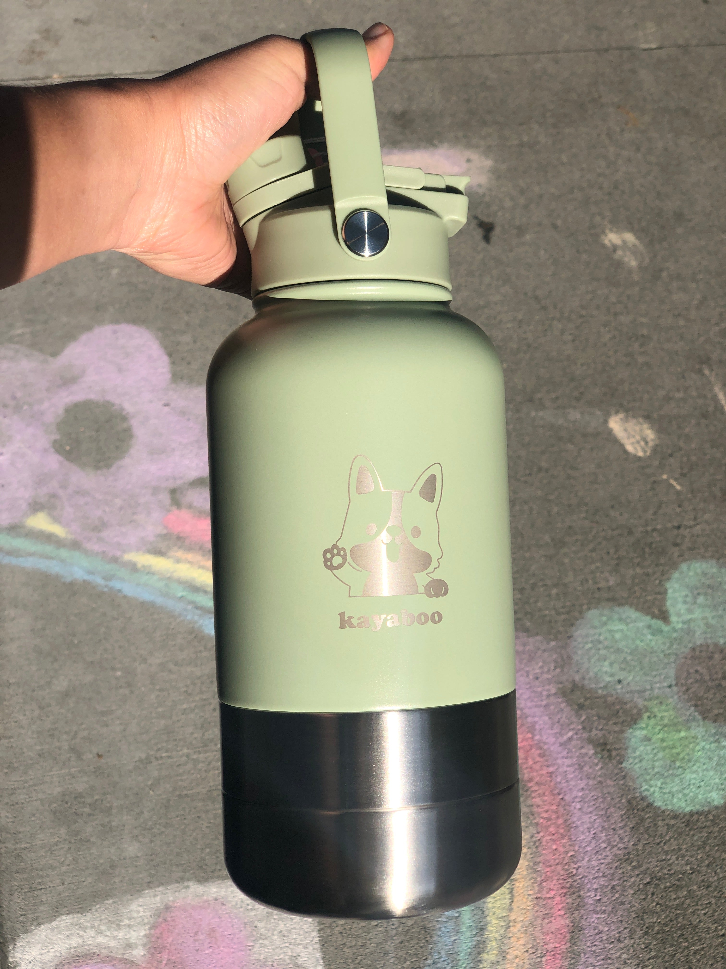 Stainless Steel Travel Bottles Green