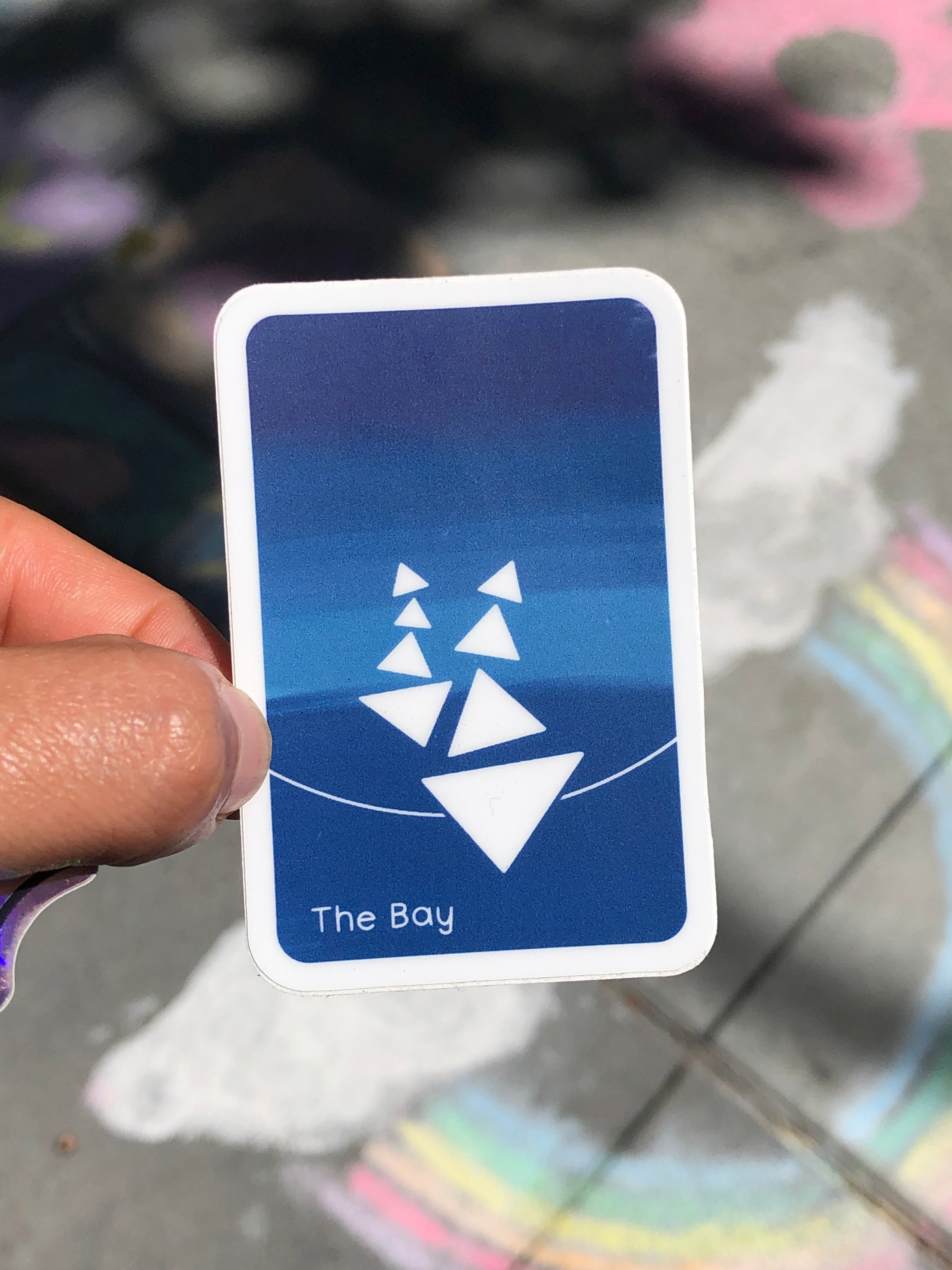 Commuter Card The Bay Location Sticker
