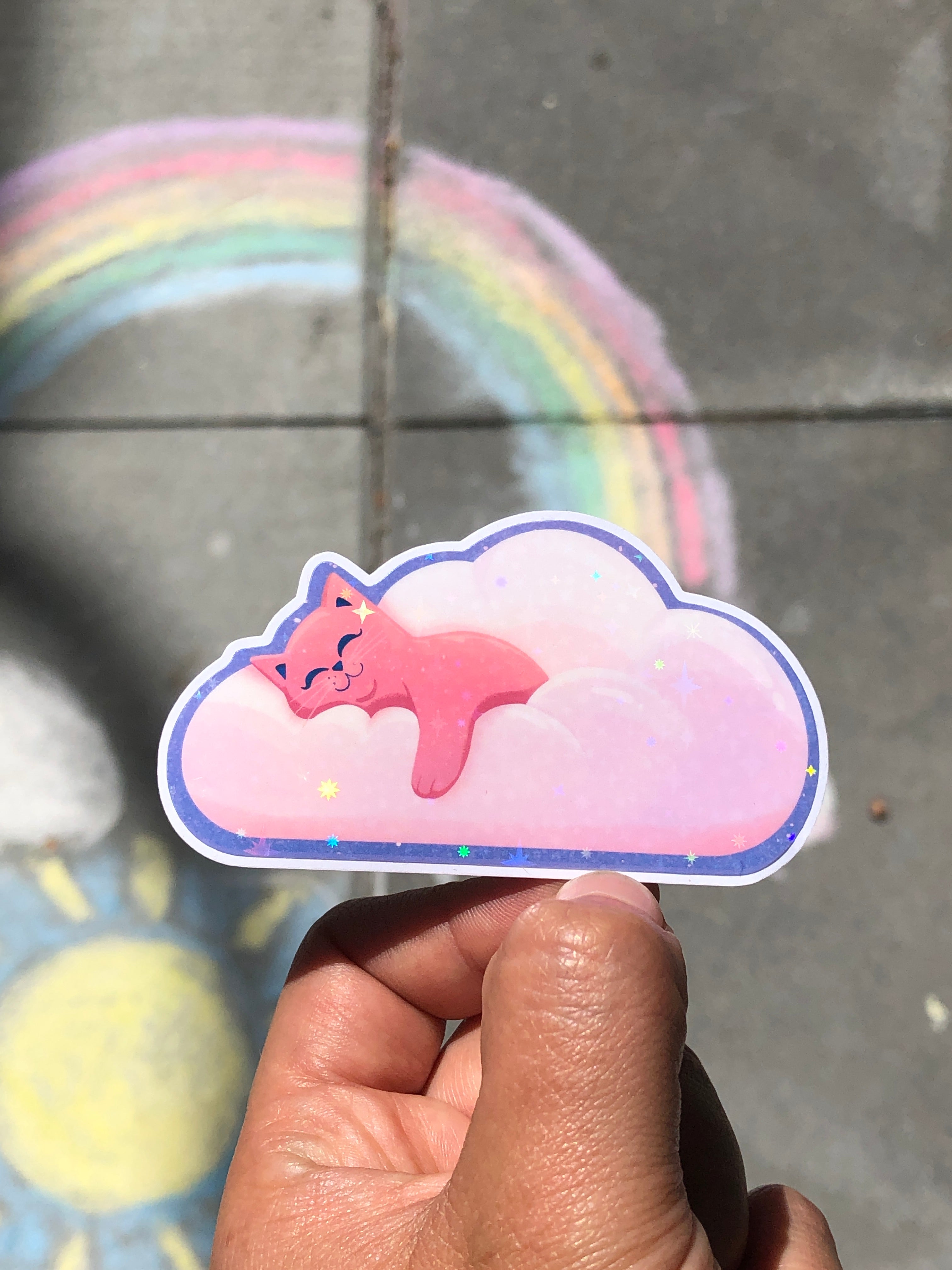Dreamy Cat Sticker
