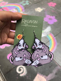 Opossum Pile Earrings