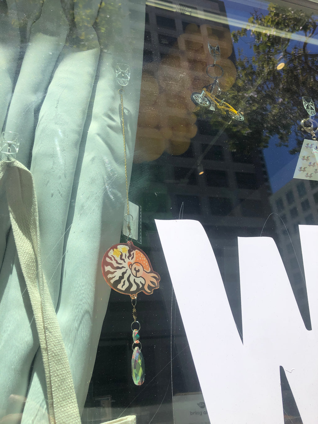 Nautilus Crystal Suncatcher