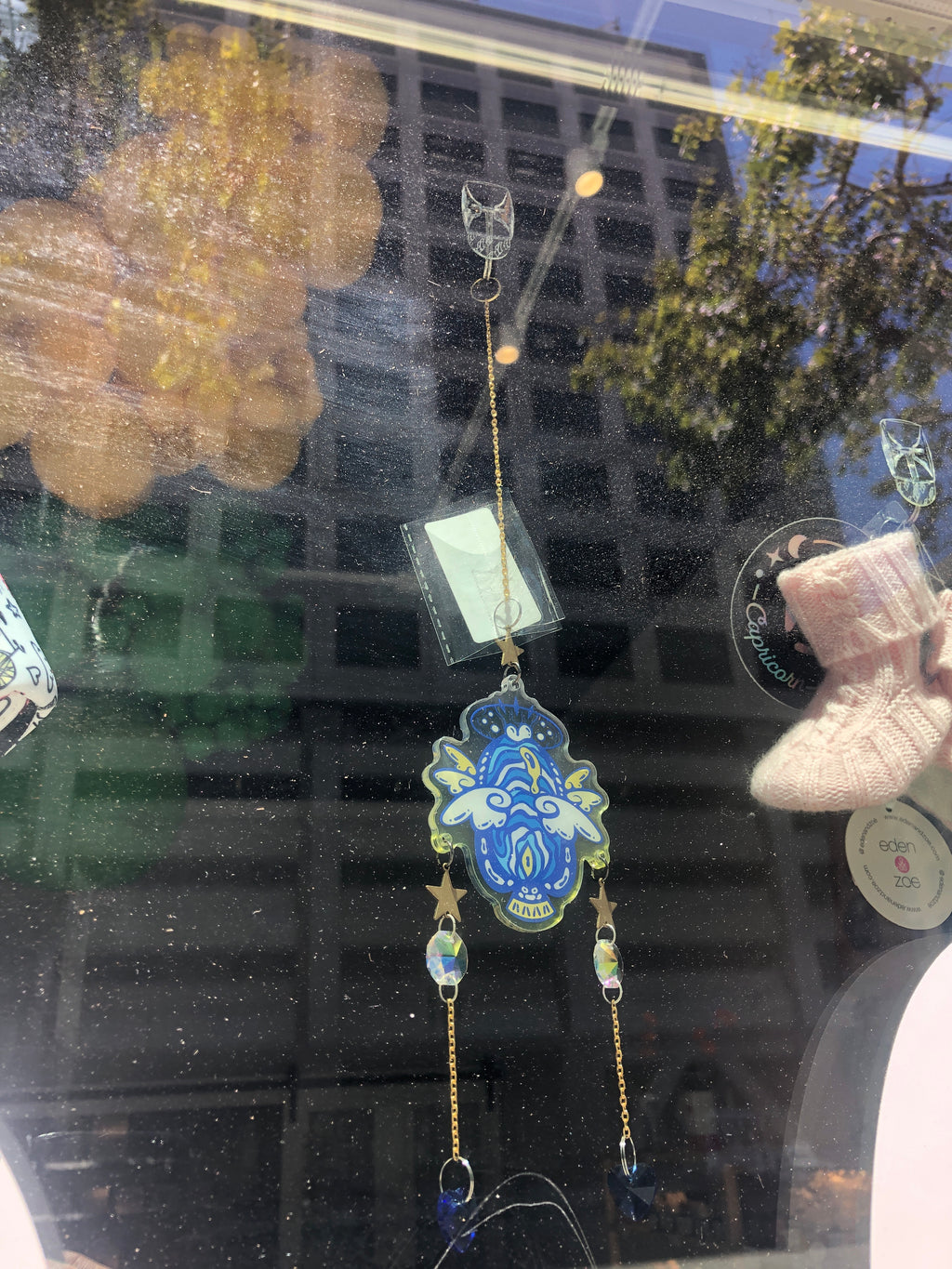 Angel Fish Crystal Suncatcher