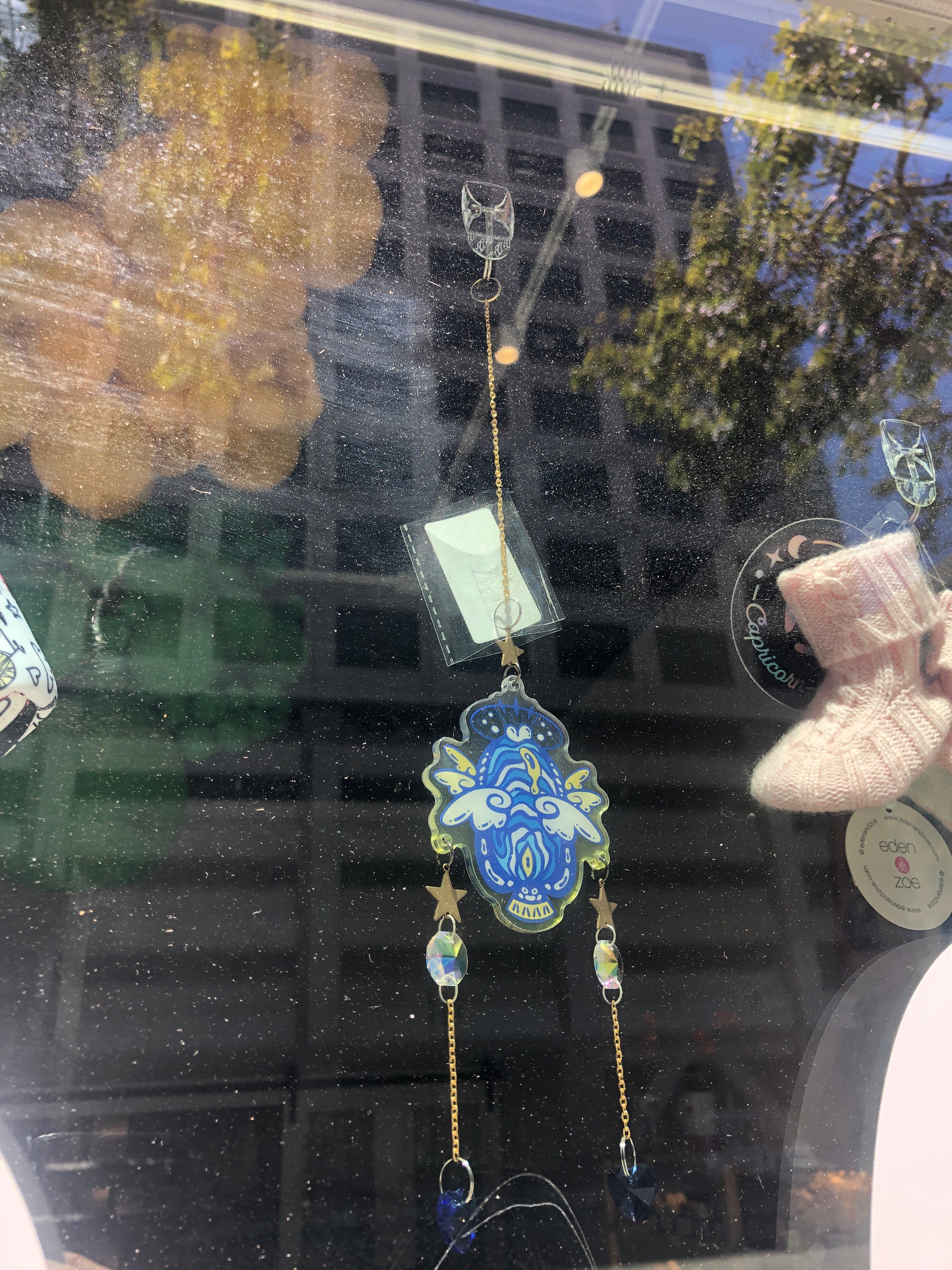 Angel Fish Crystal Suncatcher