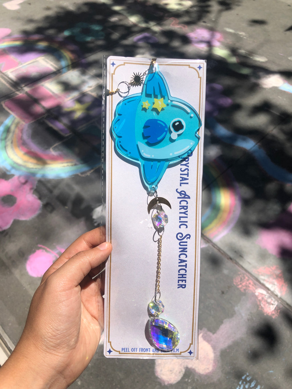Sunfish Crystal Suncatcher