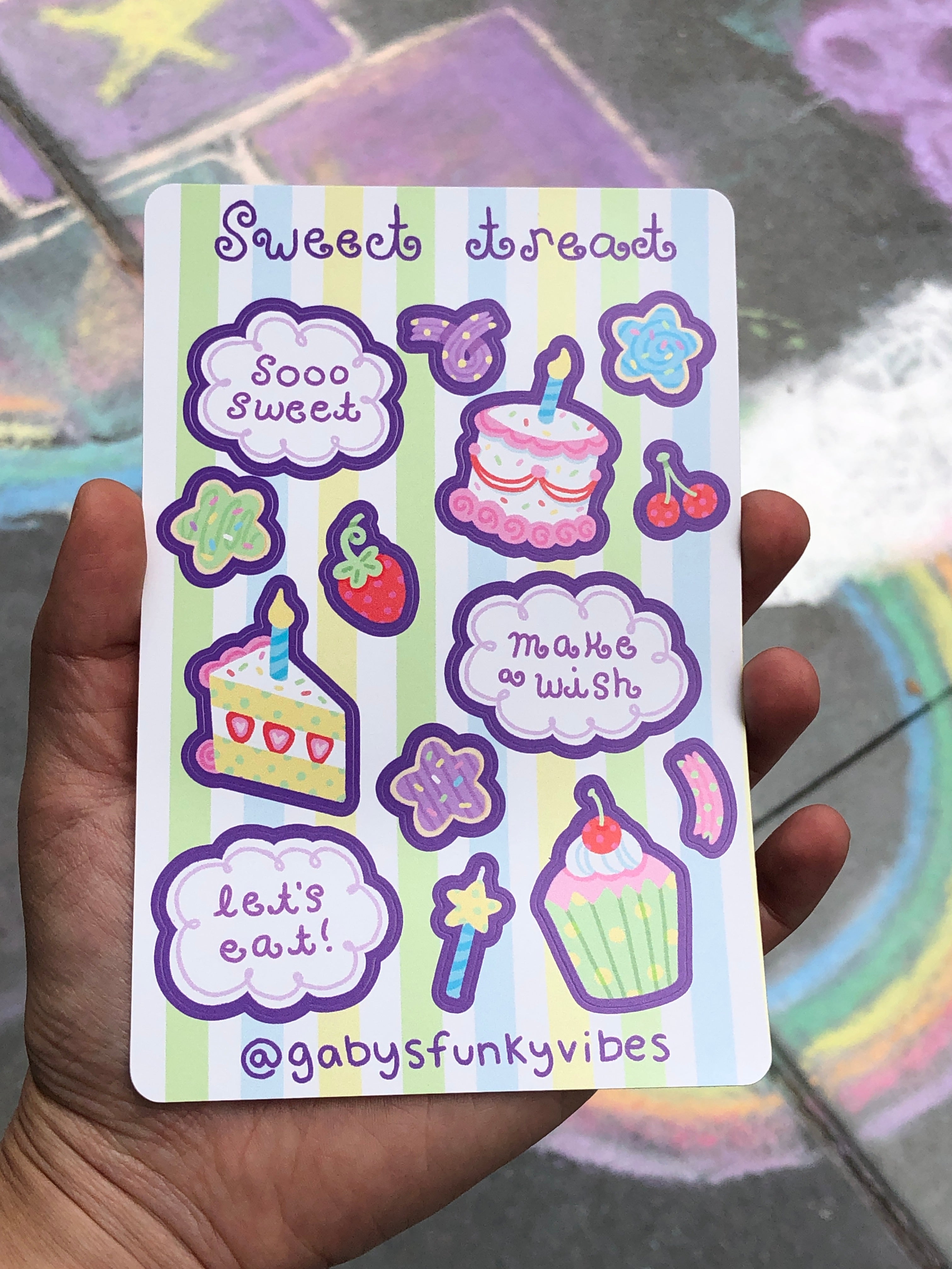 Sweet Treat Sticker Sheet