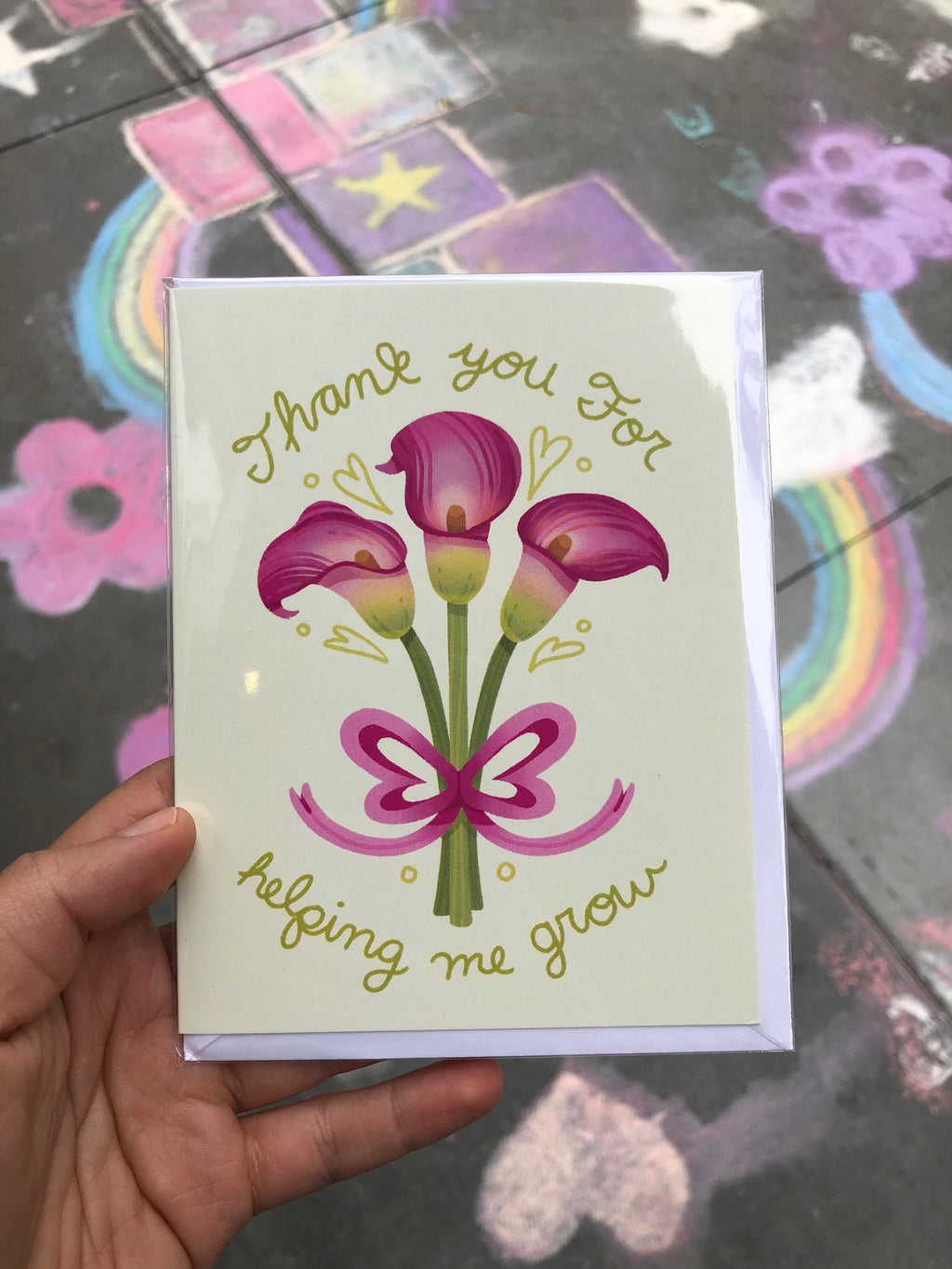 Calla Lily Card