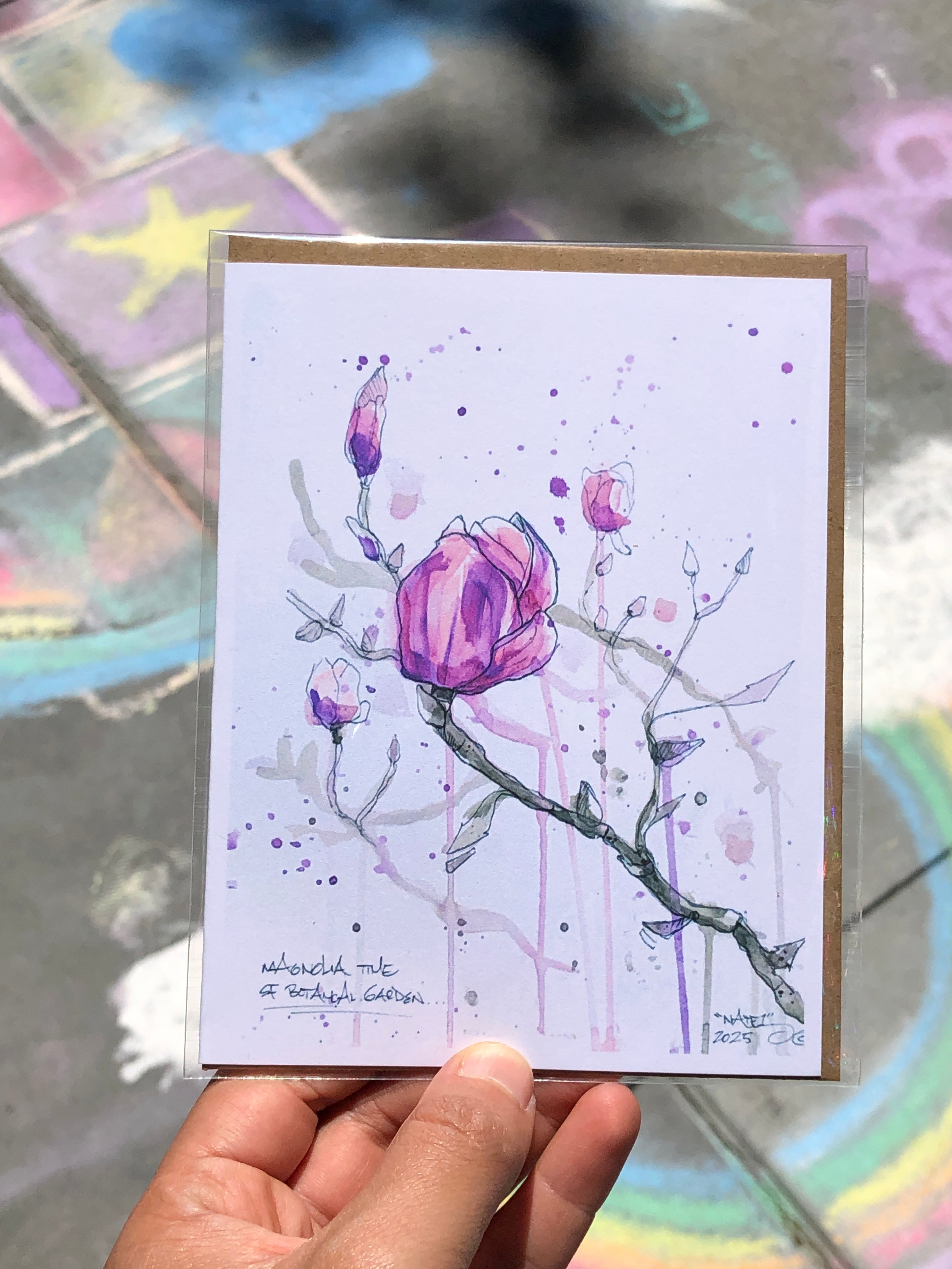 Magnolia Card